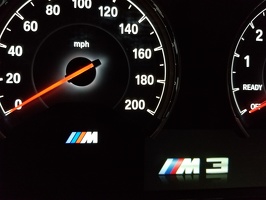 2016 BMW M3 gauges