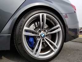 2016 BMW M3 rear wheel brakes